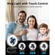 thumbnail image 4 of Cámara web 1080P con micrófono y anillo de luz, brillo ajustable de 3 niveles, cámara de computadora Plug and Play, cámara web para computadora portátil, MacBook, PC, Zhivalor HMKY419, 4 of 8