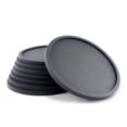 thumbnail image 1 of Posavasos de silicona con soporte, juego de 8, posavasos para interiores y exteriores, duraderos, protege la mesa, antideslizante, apto para bebidas y tipos de mesa, 1 of 5