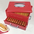 thumbnail image 4 of Nostalgia HDS248RD Diner Style Hot Dog Steamer, 24 Hot Dogs and 12 Bun Capacity, 4 of 5