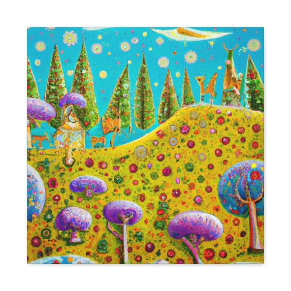 Forest of Spots. - Canvas