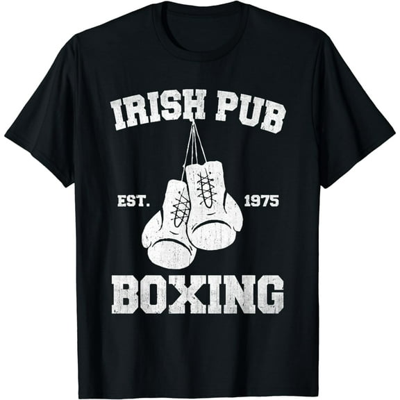 Vintage Irish Pub Est 1975 Boxing Day Tees T-Shirt
