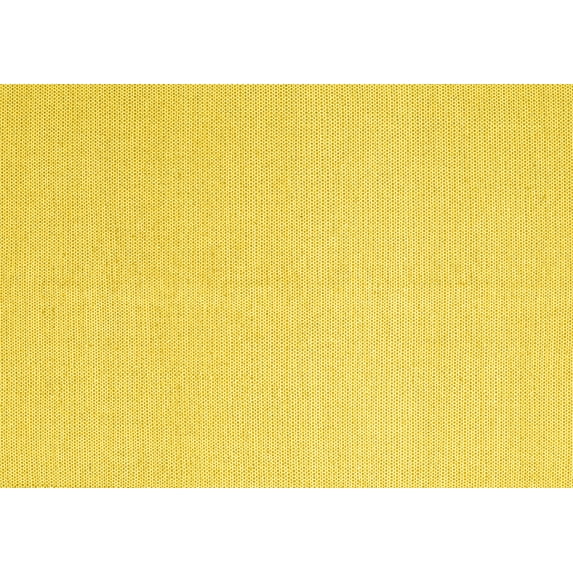 Ahgly Company Indoor Rectangle Solid Yellow Modern Area Rugs, 7' x 10'