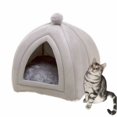 thumbnail image 1 of Arena para gatos cálida y extraíble para invierno, perrera, arena para gatos S, gris Sincero Electrónica, 1 of 5