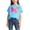 Light Blue-01, variant on Girls' Crew Neck Short Sleeve Tee Cute Colorful Heart & Flower Graphic Casual T-Shirt Sizes 2-14 Years