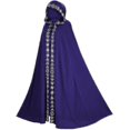 thumbnail image 1 of Hooded Cloak Medieval Renaissance 5-color Cloak Halloween Cosplay Costumes Film And Television Cos Costumes Jb5-2, 1 of 2