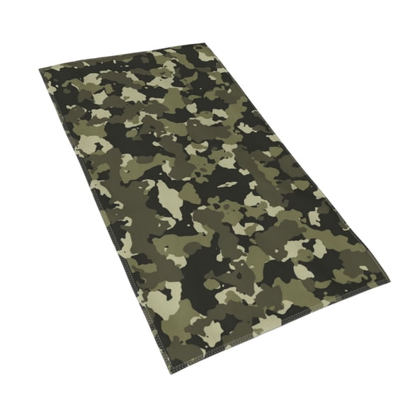 Camouflage Print Hand Towel Ultra Soft Bath Towels Kitchen Dish Guest Towel For Spa Gym Home Decor 15.7"X27.5"