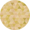 thumbnail image 1 of Ahgly Company Indoor Round Patterned School Bus Yellow Area Rugs, 5' Round, 1 of 6