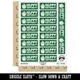 thumbnail image 2 of Happy Birthday Cupcake Teacher Student School Sticker Set - Dark Green - Matte Finish - 2.00" Large, 2 of 7