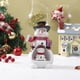 thumbnail image 4 of Adorno navideño de muñeco de nieve con luces | Decoración festiva de resina para mesita de noche, dormitorio y árbol de Navidad | Decoración luminosa a pilas para el hogar y regalos, 4 of 9