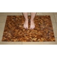 Hip-o Modern Living Teak Handmade Bathroom Floor Mat - Walmart.com