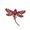 270 Dragonfly Brooch Red, variant on 1pcs Rhinestone Dragonfly Brooch Set, Crystal Insect Lapel Pins for Women, Colorful Animal Jewelry for Dress Coat Bags