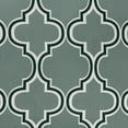 thumbnail image 3 of Bohemian Trellis Blackout 2 Panel curtains 52X108-Teal, 3 of 4