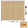thumbnail image 3 of POINTERTECK 100Pcs Parchment Paper Air Fryer Paper Liner Double-sided Silicone Air Fryer Lining Unbleached Perforated Square Air Fryer Liners for Toaster Countertop Large Toaster Oven, 3 of 6