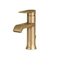 thumbnail image 2 of MOEN WS84760BZG Genta Single Handle Single Hole Bathroom Faucet in Bronzed Gold, 2 of 9