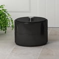 thumbnail image 3 of nu steel Loft Cotton Swab/Container Shiny Black Resin Finish, 3 of 4
