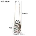 thumbnail image 2 of FORMRS Crossbody Bag for Women Quilted Travel Shoulder Cell Phone Purse with Chain Strap Handbag, Orange Christmas House, 2 of 7