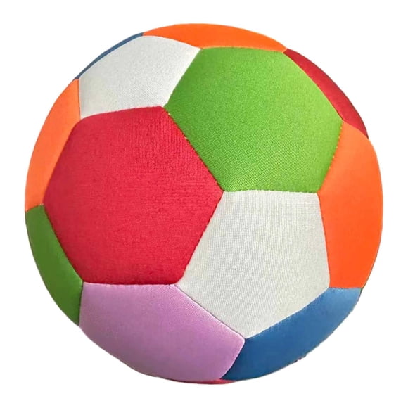harper Neoprene Soccer Ball, Soft to the Touch, Quiet Design, Perfect for Indoor Soccer White Green Red 22cm