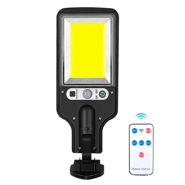 Luces de calle solares Lámpara de pared LED con sensor de movimiento de 3 modos con control remoto (C) Ehuebsd Para estrenar