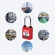 thumbnail image 4 of Grillete de Seguridad Zulema Lockout Out Compacto Duradero Rojo, 4 of 7
