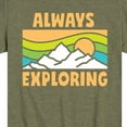 thumbnail image 3 of Instant Message - Always Exploring - Toddler & Youth Short Sleeve Graphic T-Shirt, 3 of 6