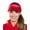 Red, variant on LIFEGUARD Officially Licensed Visor - Feel Comfortable - Hat for Men & Women, The Materials - One Size-Red/White