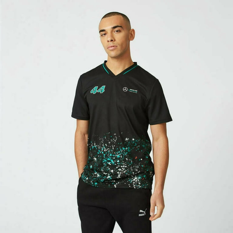 Forestående røre ved ubehagelig Mercedes Benz AMG Petronas F1 Men's Lewis Hamilton #44 Sports T-Shirt-Black  - Walmart.com