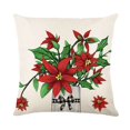 thumbnail image 1 of HEVIRGO Christmas Pillowcase Decorative Comfortable Washable Protective Hidden Zipper Throw Pillow Cover Home Decor for Office, 1 of 10