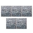 thumbnail image 1 of LEEYNEER 5 Sheets Rainbow Stickers Cursive Alphabet Waterproof Stencils, 1 of 8