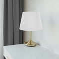 thumbnail image 1 of OULII Abat-Jour Structure Simple Métal Blanc 1Ensemble pour Chambre, 1 of 8