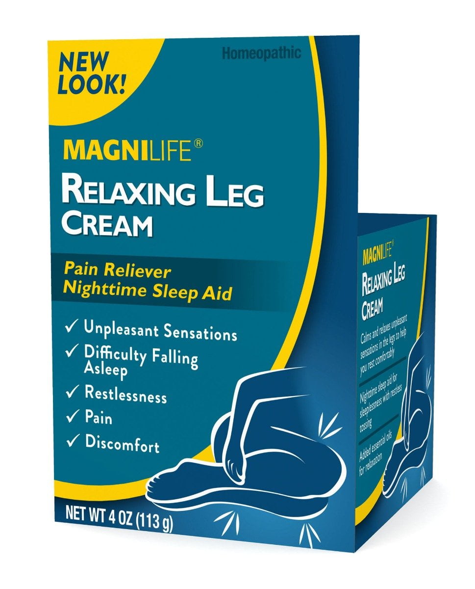 Magnilife Relaxing Pain Reliever Leg Cream, 4 Oz
