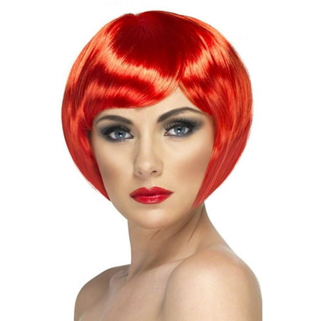 Short Red Babe Sexy Womens Halloween Wig Bob Walmart Com