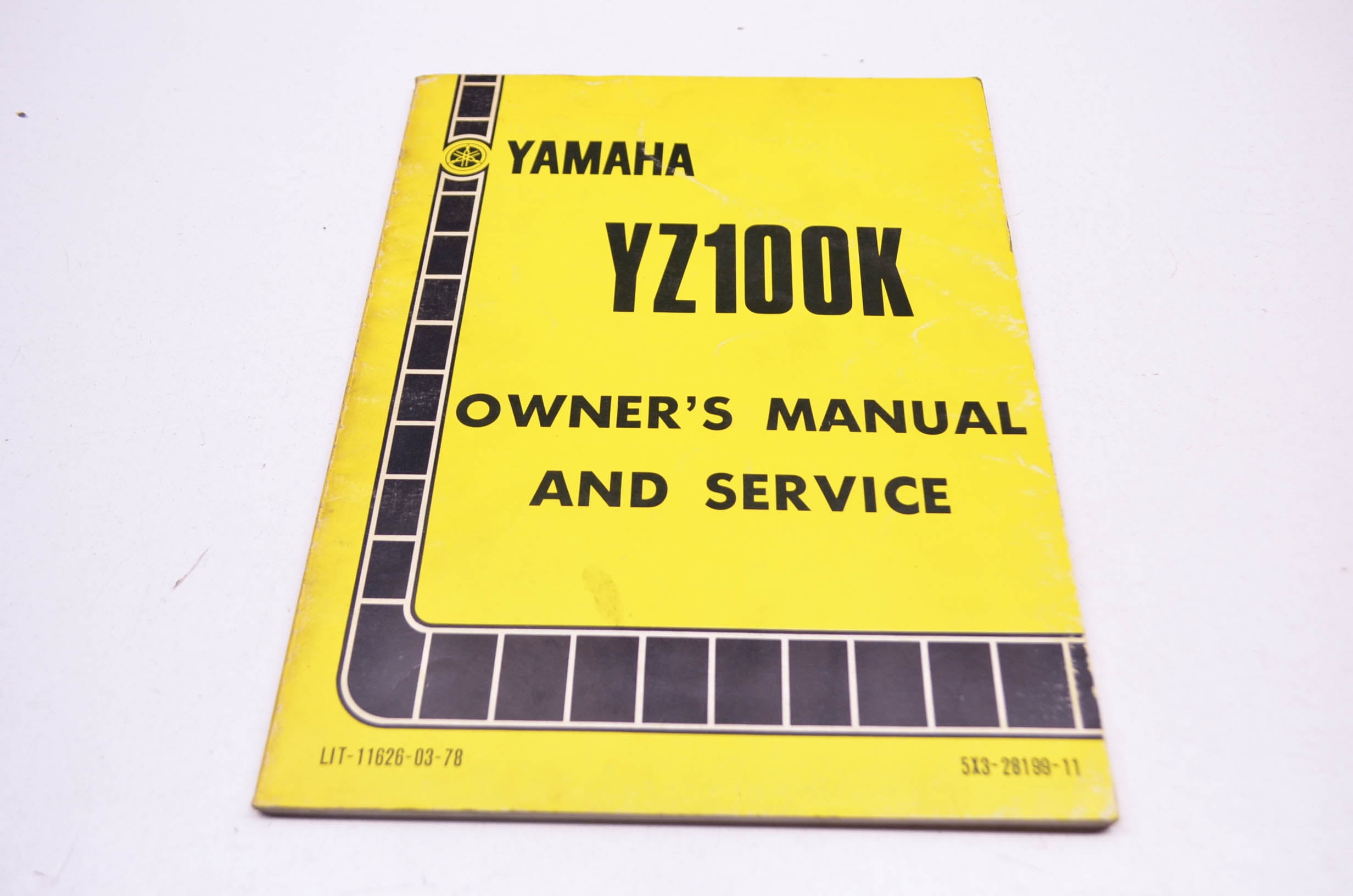 Yamaha FACTORY YZ100K OWNER'S AND Service Repair Shop Manual LIT-11626-03-78 