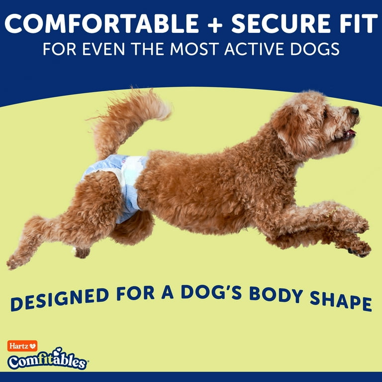 Hartz Disposable Dog Diapers for Female and Male Dogs or Puppies Superior Leak Proof Protection Size S Pack of 36 Walmart