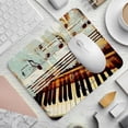 thumbnail image 2 of PhooArto Comfortable Mouse Pad Vintage Piano Music Notes Desktop Mousepad , 21 x 25 cm Mouse Mat, Non-Slip Rubber Base, Improves Speed and Precision, 2 of 7