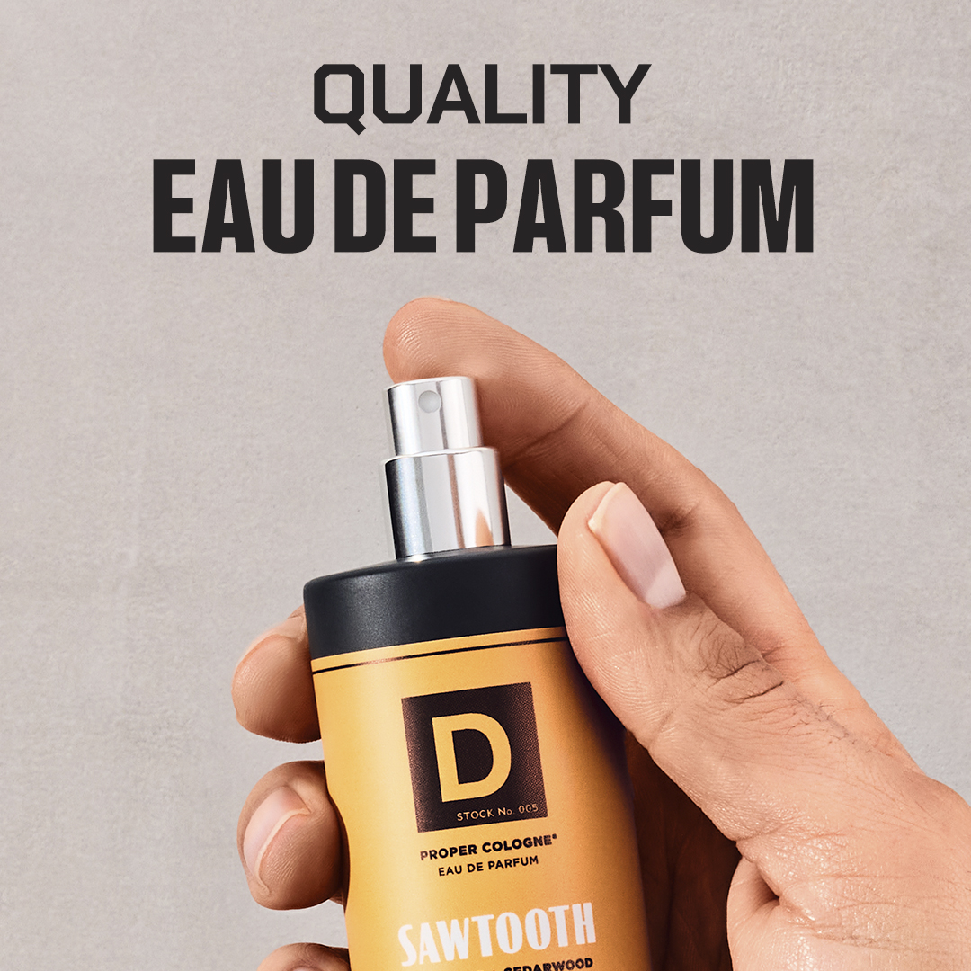 Duke Cannon Sawtooth Proper Cologne for Men Alpine Air & Cedarwood Scent, 1.7 fl oz