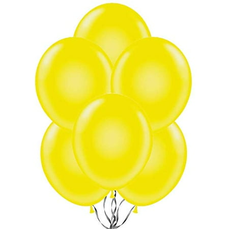 Spring Assortment Latex Balloons - Balloons 17 Inch PARTY-TEX Premium Crystal Lemon Quartz Latex Pkg/100