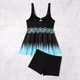 thumbnail image 3 of Gibobby Conjunto de bikini para mujer Nuevo Traje de baño Estilo Falda dividida ahuecado estampado Casual traje de baño de tamaño(Azul,CH), 3 of 5