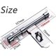 thumbnail image 2 of Piece Sliding Barrel Bolt Latch, Stainless Steel Latch Bolt With Padlock Hole, Sliding Bolt Door Latch, For Bedroom, Bathroom, Pet Cage, 2 of 5