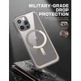 thumbnail image 3 of SUPCASE Unicorn Beetle Mag Case for iPhone 15 Pro 6.1", Compatible with MagSafe Shockproof Protective Slim Clear Case (Gray), 3 of 9