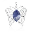 thumbnail image 2 of Pendentifs Forme d'Il de Cheval Pierre Naturelle Quartz pour Femmes Collier Bijoux, 2 of 6