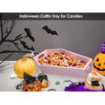 thumbnail image 4 of 9.6'' Coffin Charcuterie Boards Tray for Gothic Bedroom Kitchen Bathroom Decor - Sturdy Solid Wooden Spooky Halloween Tray for Halloween Party Decorations ( Pink), 4 of 11