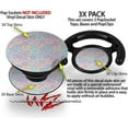 thumbnail image 2 of Decal Style Vinyl Skin Wrap 3 Pack for PopSockets Flowers Pattern 08 (POPSOCKET NOT INCLUDED) by WraptorSkinz, 2 of 3