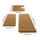 thumbnail image 3 of Juego de alfombras de baño suaves y antideslizantes de espuma viscoelástica: alfombra de baño absorbente con felpa de terciopelo para baño, lavadero o sala de estar., 3 of 6
