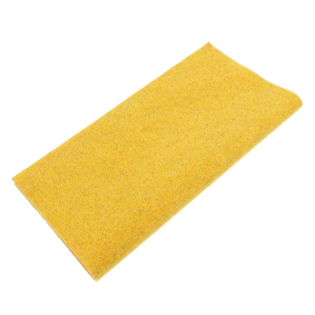 FOMIYES Model Grass Artificial Grass Mat Golden Durable Architectural Models 1Pack