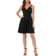 thumbnail image 1 of Vestido de regreso a casa para mujeres INSPIRE CHIC con tirantes triples, sin espalda, sin mangas, vestido de cóctel M negro, 1 of 6