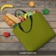 thumbnail image 5 of Disketp Olive Bolsa Tote de Lona para Mujer, Bolso de Hombro y Cruzado con Cierre de Cremallera, 5 of 7