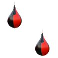 thumbnail image 1 of Toystoory Saco de boxeo para gimnasio: derretir calorías con ancho para entrenamiento físico, construcción duradera, entrenamiento de boxeo de negro y rojo 2Conjunto, 1 of 6