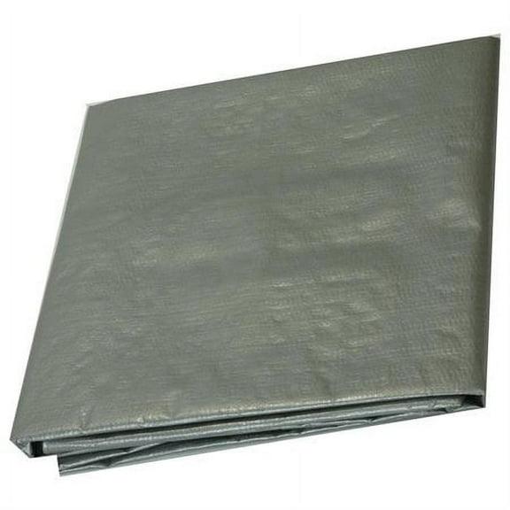 Harpster Tarps 30' x 50' Heavy Duty Silver 6 oz. Poly Tarp 12 Mil