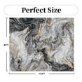 thumbnail image 3 of SIXHOME 8'x10' Area Rugs for Living Room Marble Swirl Abstract Rug Ultra Soft Washable Rugs for Bedroom Anti Slip Durable Carpet Home Decor for Dining Room Black and Gold, 3 of 6