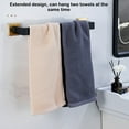 thumbnail image 2 of stanreset 1/2/3/5 Bathroom Hardware Set Stainless Steel Towel Bar Ring Paper Holder Multifunction Robe Hook Modern Style Rack Kit Silver bar 1 Pc, 2 of 6